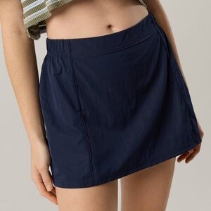 OFFLINE By Aerie Nylon Mini Skirt NWT